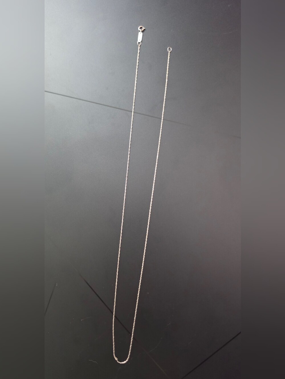 Minimalist 10k Rope Chain Necklace